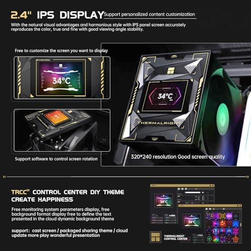 Thermalright Burst Assassin 120 Vision 66.17 CFM Air 156mm Black image