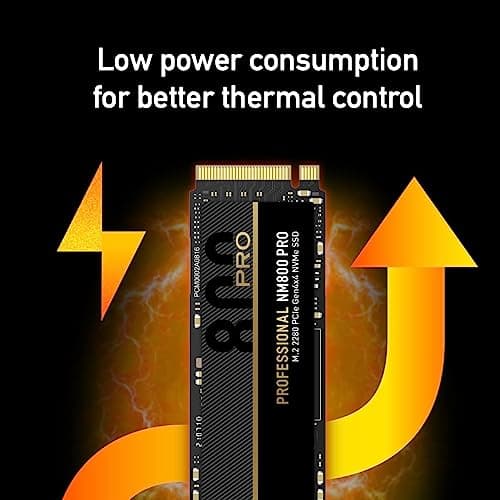 Lexar Professional NM800PRO 1TB SSD M.2-2280 PCIe 4.0 x4 NVMe image