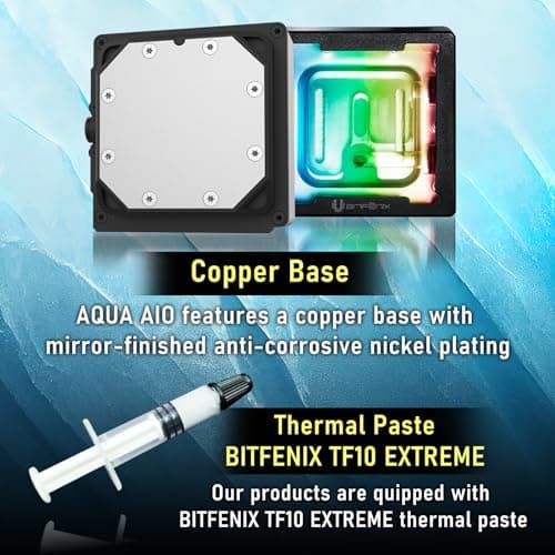 BitFenix Cube Water 360mm ARGB 60 CFM Black image