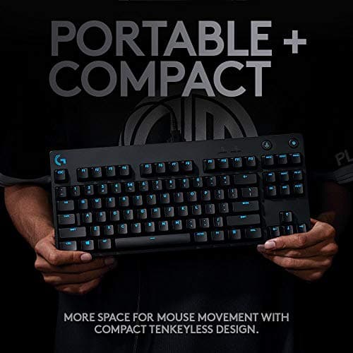 Logitech G PRO RGB GX Blue Wired Gaming Keyboard image