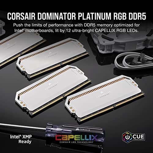 DOMINATOR® PLATINUM RGB 64 GB (2 x 32 GB) DDR5-5600 CL40 Memory image