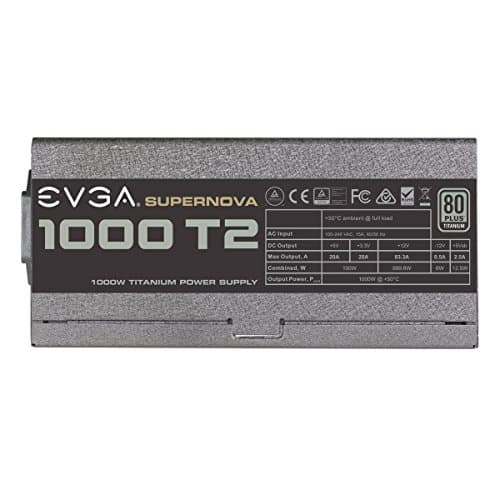 EVGA SuperNOVA 1000 T2 1000W Fully Modular 80+ Titanium image