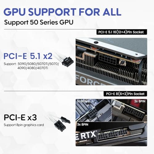 Vetroo GV1000 ATX 1000W Fully Modular 80+ Gold Certified image