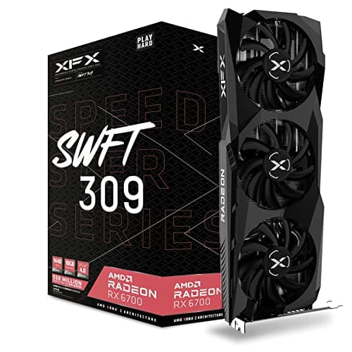 XFX Speedster SWFT 309 Radeon RX 6700 10GB GDDR6 Black image