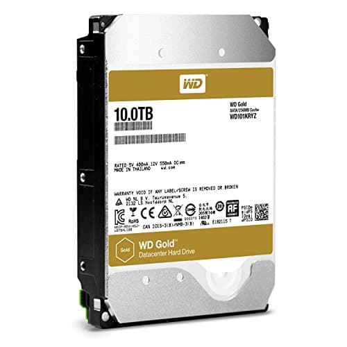 Western Digital Gold 10 TB HDD 7200RPM 3.5" SATA 6.0 Gb/s Internal image