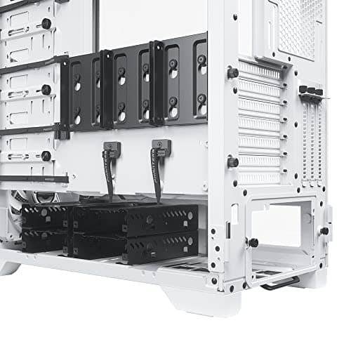 Phanteks Eclipse P600S ATX Mid Tower White Tempered Glass Side Panel, USB 3.2 Gen 2 Type-C, USB 3.2 Gen 1 Type-A Front Panel image