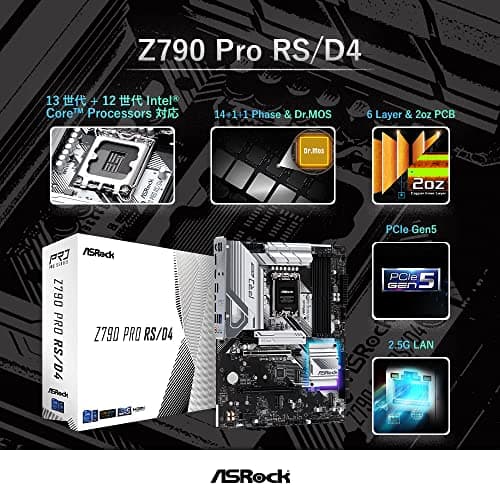 ASRock Z790 Pro RS/D4 DDR4 ATX image