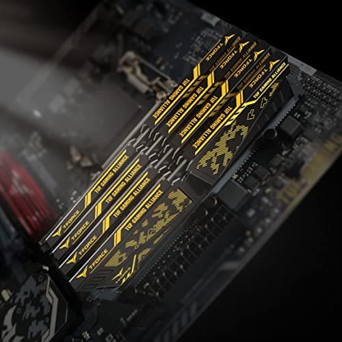 TEAMGROUP T-Force Vulcan TUF Gaming Alliance Gold / Black DDR4-3200 CL16 16GB (2x8GB) image