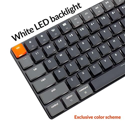 Keychron K3 V2 Ultra-slim RGB Wired/Bluetooth/Wired Standard Keychron Optical Red Low Profile (Hot-Swappable) Keyboard image