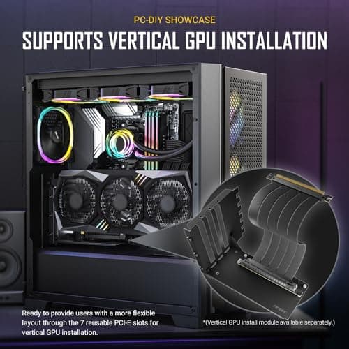 Antec P20C ARGB ATX Mid Tower Black Tempered Glass image