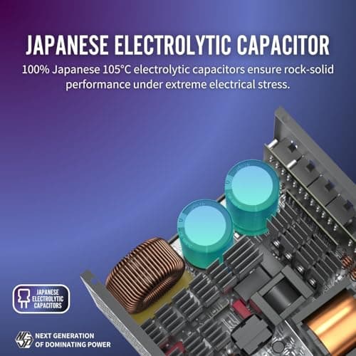 1STPLAYER NGDP ATX 3.0 Black 1300W Fully Modular 80+ Platinum Certified ATX image