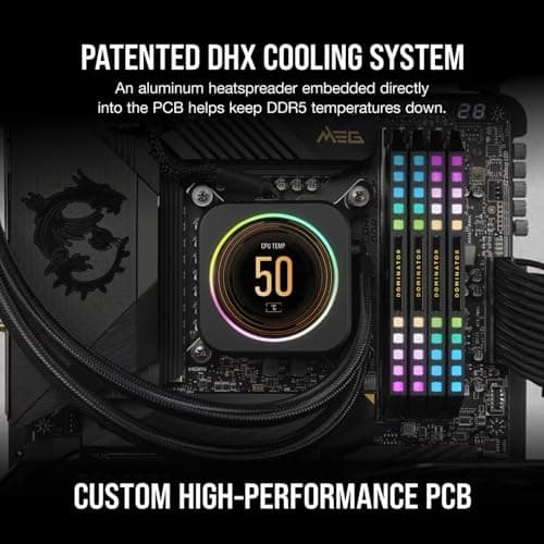 Corsair Dominator Platinum RGB DDR5-6000 CL36 32GB (2x16GB) image