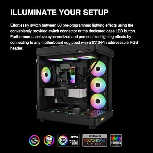 GAMDIAS CHIONE E4 73.36 CFM Water 360mm Black image