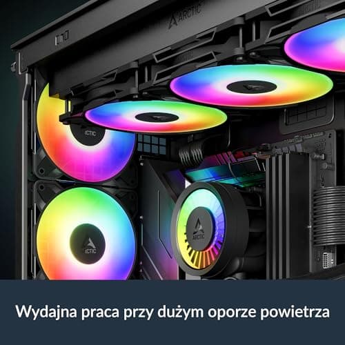 ARCTIC P14 Pro 140mm Black PWM Addressable RGB 110 CFM image
