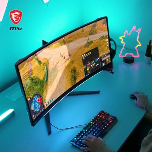 MSI MEG 342C QD OLED 34.2" 3440x1440 175Hz QD-OLED Monitor Curved image