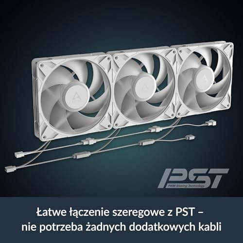 ARCTIC P14 Pro 140mm White PWM Addressable RGB 110 CFM image