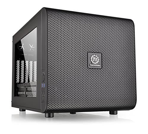 Thermaltake Core V21 Micro ATX Mini Tower Black with Acrylic Side Panel and USB 3.2 Gen 1 Type-A image