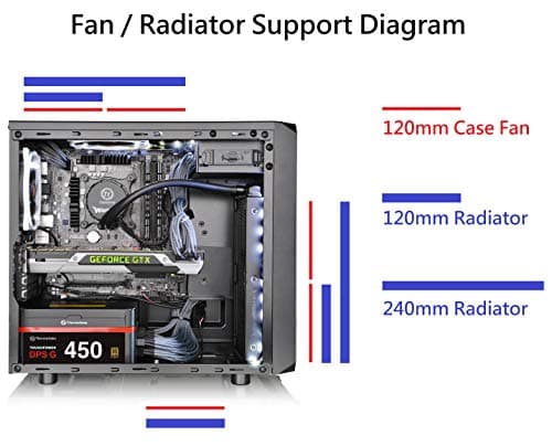 Thermaltake Versa H15 MicroATX Mid Tower Black image