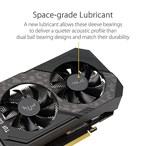 Asus TUF Gaming EVO OC GeForce GTX 1660 Ti 6GB GDDR6 Black / Gray image