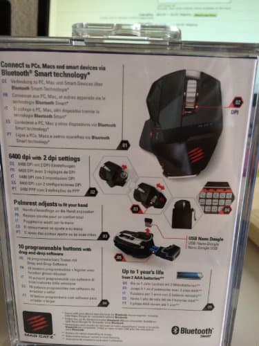 Mad Catz R.A.T. M Laser Bluetooth Wireless Gaming Mouse image