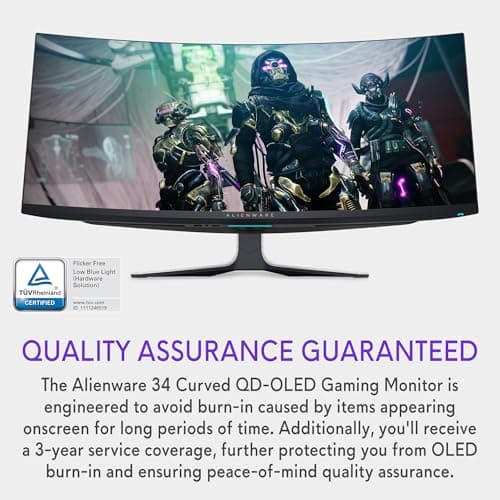 Dell Alienware AW3423DW 34.2" 3440x1440 175Hz QD-OLED Curved Monitor image