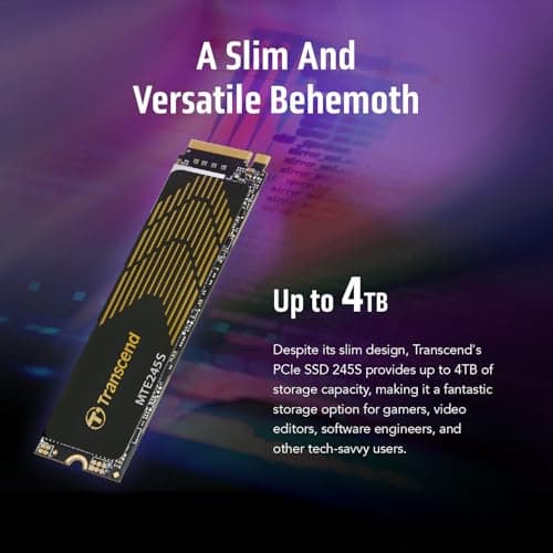 Transcend MTE245S 2TB SSD M.2-2280 PCIe 4.0 X4 NVMe image