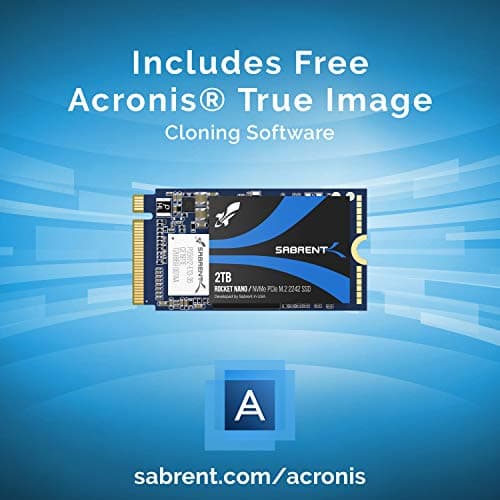 Sabrent Rocket 2TB SSD M.2-2242 PCIe 3.0 x4 NVMe image