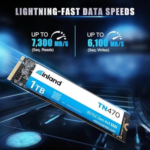 Inland TN470 1TB M.2 SSD PCIe 4.0 NVMe image