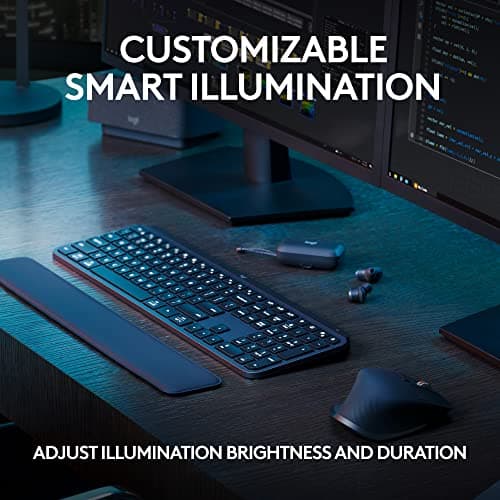 Logitech MX KEYS S Wireless/Wired/Bluetooth Standard Keyboard image