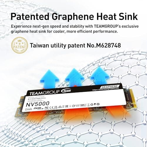 TEAMGROUP NV5000 2TB SSD M.2-2280 PCIe 4.0 x4 NVMe image