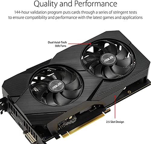 Asus DUAL EVO OC GeForce RTX 2060 6GB GDDR6 Black image
