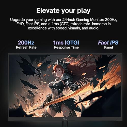Pixio PX248 Wave 23.8" 1080p 200Hz IPS Monitor image