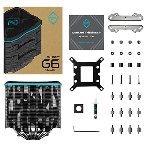 Iceberg Thermal IceSLEET G6 Stealth 85 CFM Air 160mm Black / Blue image