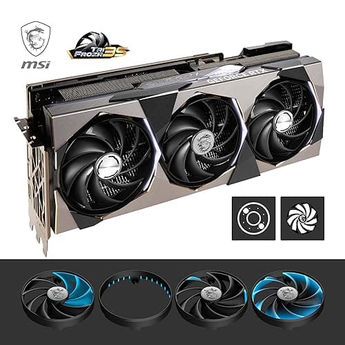 MSI SUPRIM X GeForce RTX 4080 16GB GDDR6X Black image