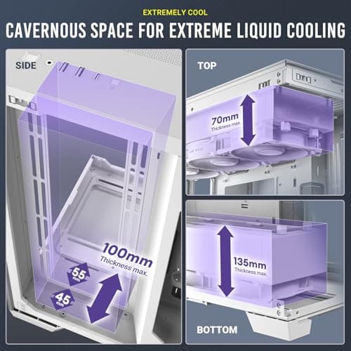 Antec C8 ATX Full Tower White / Silver with Tempered Glass Side Panel and USB 3.2 Gen 2 Type-C, USB 3.2 Gen 1 Type-A image