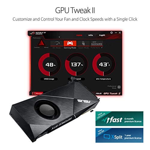 Asus Turbo GeForce RTX 2060 6GB GDDR6 Black / Silver image