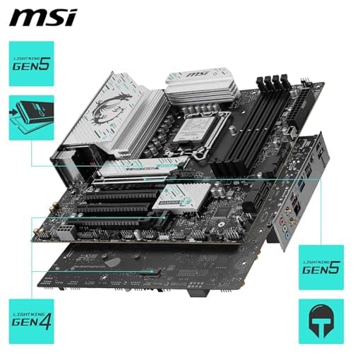 MSI B860M GAMING PLUS WIFI DDR5 Micro ATX image