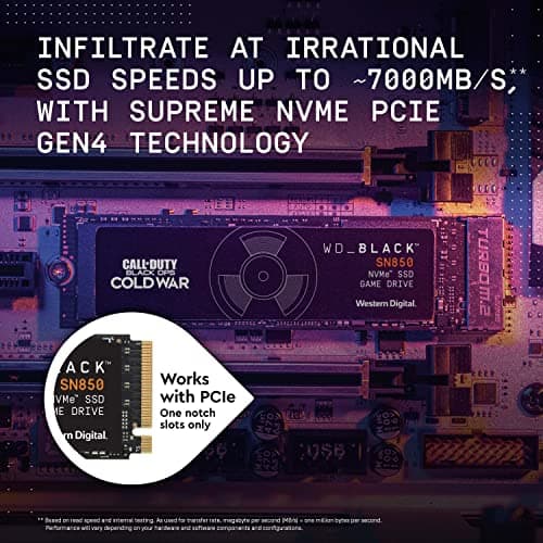 Western Digital Black SN850 Call of Duty Edition 1TB SSD M.2 NVMe image