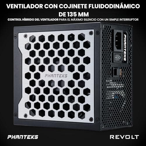 Phanteks Revolt X Black / Silver ATX 1200W Fully Modular 80+ Platinum Certified image