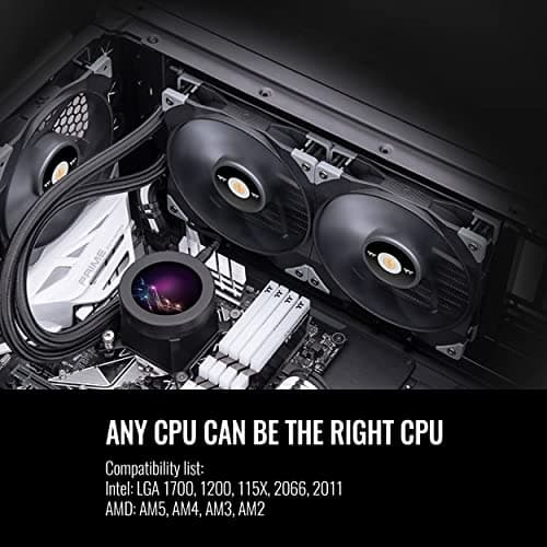 Thermaltake TOUGHLIQUID Ultra 119.1 CFM Water 280mm Black image