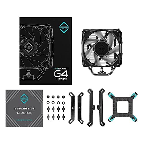 Iceberg Thermal IceSLEET G4 Midnight Limited Edition Air 156mm 58.5 CFM Black image