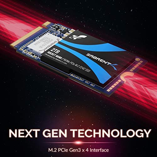 Sabrent Rocket 2TB SSD M.2-2242 PCIe 3.0 x4 NVMe image