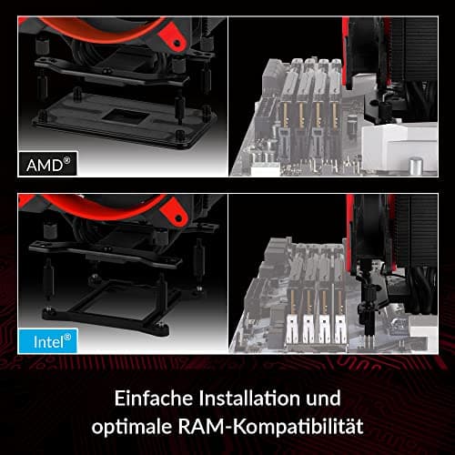 ARCTIC Freezer 34 eSports DUO Air 157mm Red / Black image