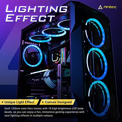 Antec SPARK 120mm Black RGB PWM 45.03 CFM 1-Pack image