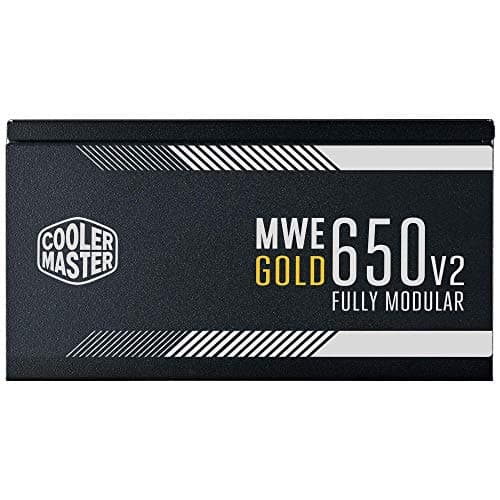 Cooler Master MWE Gold 650 V2 Fully Modular, 650W, 80+ Gold Efficiency, 2 EPS Connectors, 120mm HDB Fan, Semi-fanless Operation, 5 Year Warranty image
