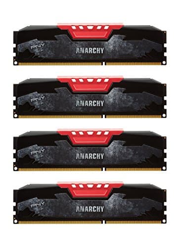 PNY Anarchy Black / Red DDR3-1866 CL10 16GB (4x4GB) image