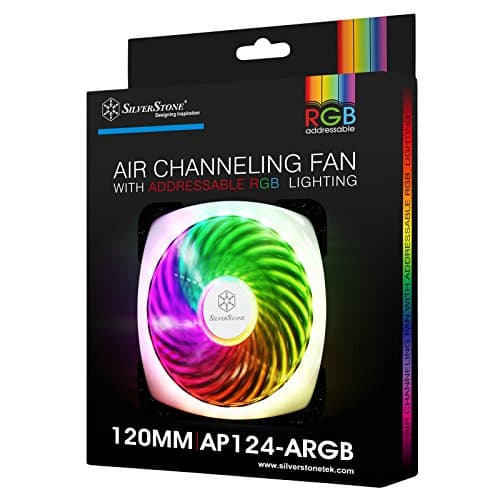 Silverstone AP 120mm Black / White PWM ARGB image