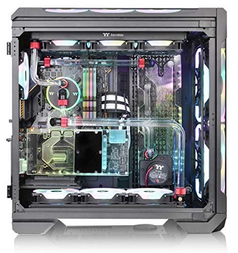 Thermaltake View 51 ARGB Edition ATX Full Tower Black Tempered Glass Side Panel, USB 3.2 Gen 2 Type-C, USB 3.2 Gen 1 Type-A, USB 2.0 Type-A image