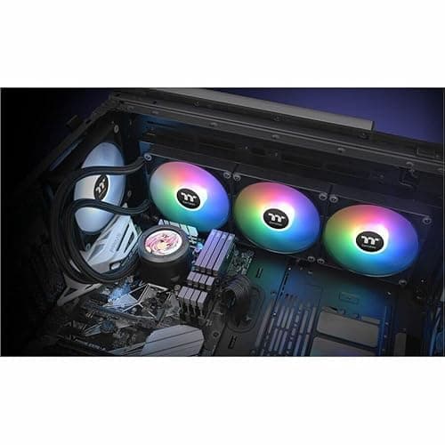Thermaltake TH420 V2 Ultra ARGB Sync 84.32 CFM Water 420mm Black image