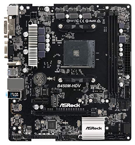 ASRock B450 M-HDV AM4 DDR4 Micro ATX main image